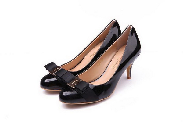 Ferragamo Shallow mouth kitten heel Shoes Women--007